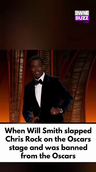 Will Smith was banned from the Oscars after slapping Chris Rock on stage in response to a comment about his wife Jada Pinkett Smith during oscars 2022