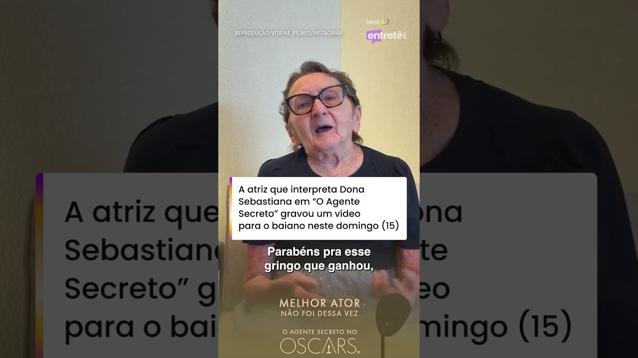 Tânia Maria manda recado para Wagner Moura após ator perder Oscar: “Não se avexe” #shorts