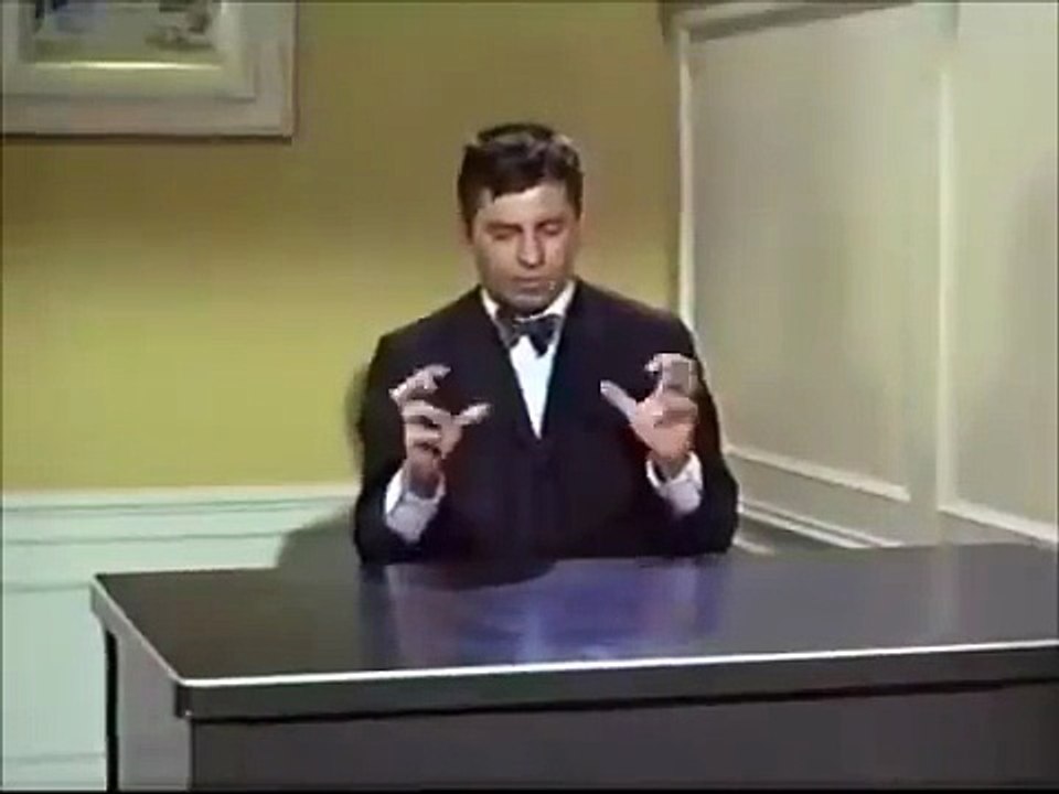 Jerry Lewis como máquina de escribir