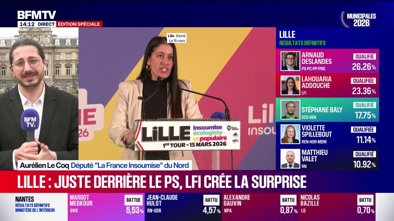 Municipales à Lille: "Nous sommes en capacité de gagner Lille", affirme Aurélien Le Coq (député LFI)