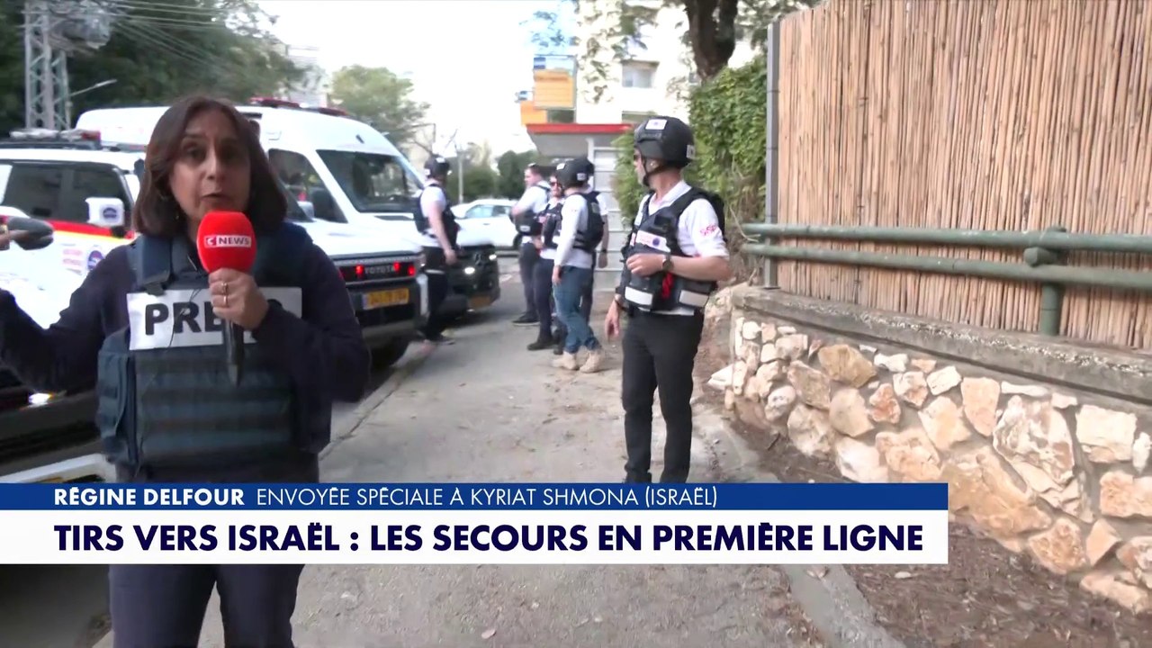 Tirs vers Israël : les secours en première ligne