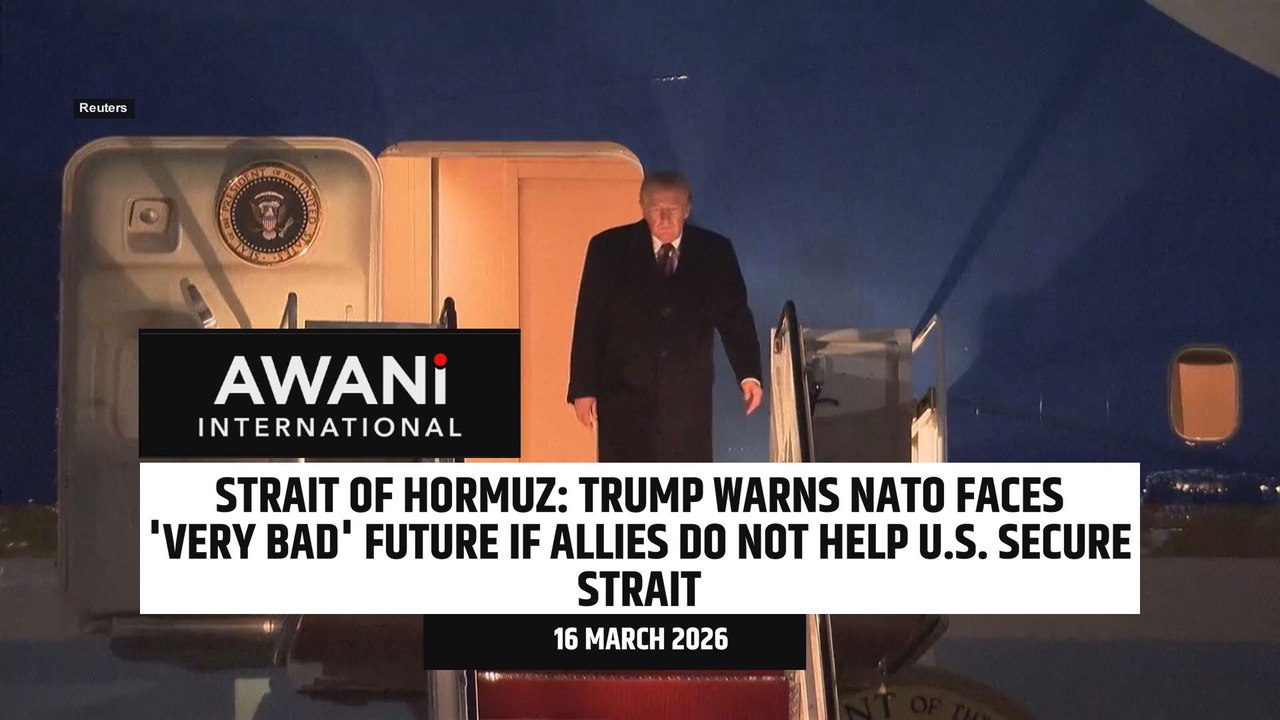 Trump warns NATO faces 'very bad' future if allies do not help U.S. secure strait