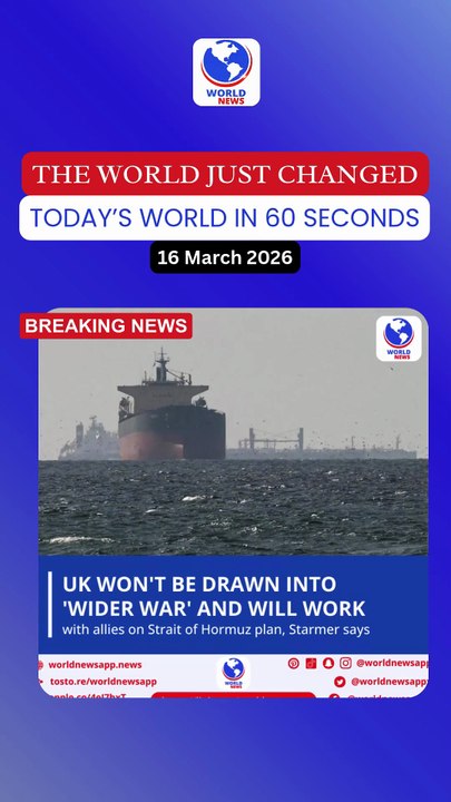 UK won't be drawn into 'wider war' and will work with allies on Strait of Hormuz plan, Starmer says