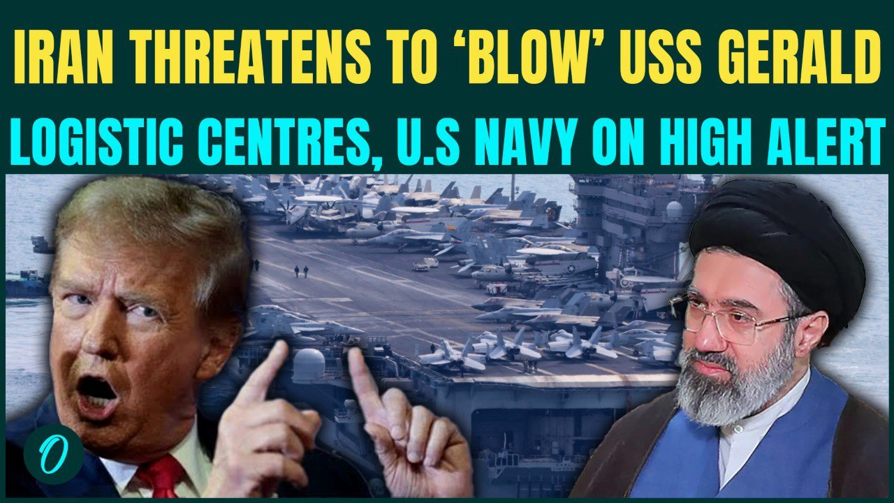 Iran THREATENS USS Gerald Ford Strike Group, Vows to BURN Logistics Centers | US- Iran War