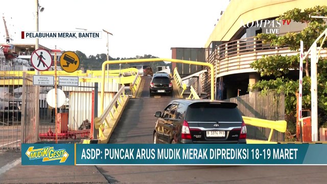 ASDP Prediksi Puncak Arus Mudik Pelabuhan Merak pada 18-19 Maret, Begini Kondisi Senin (16/3/2026)