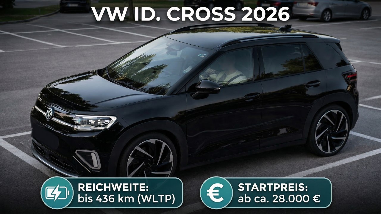 VW ID. Cross (2026) – Der neue günstige Elektro-SUV von Volkswagen