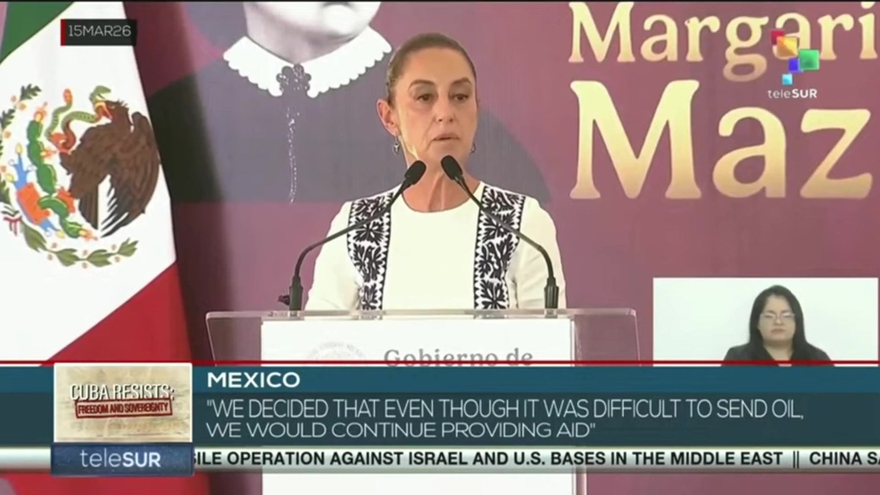 Mexico | Pres. Sheinbaum to continue providing aid to Cuba amid U.S. blockade