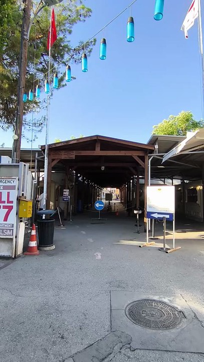 Lefkoşa'da Güney Kıbrıs Sınır kapısı