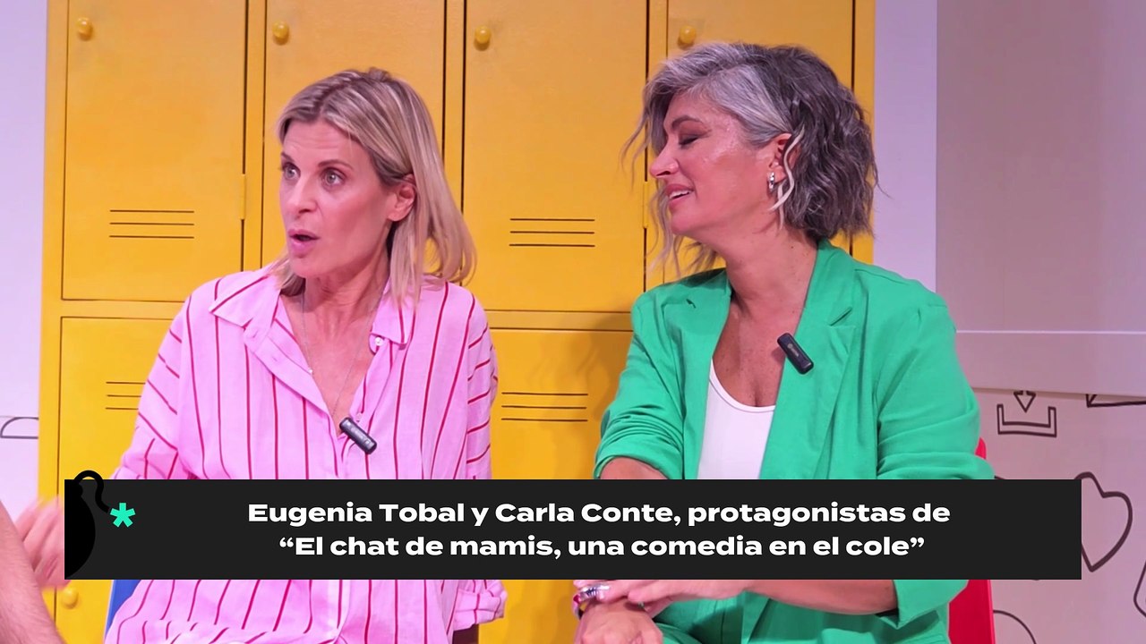 Eugenia Tobal y Carla Conte, protagonistas de “El chat de mamis, una comedia en el cole”