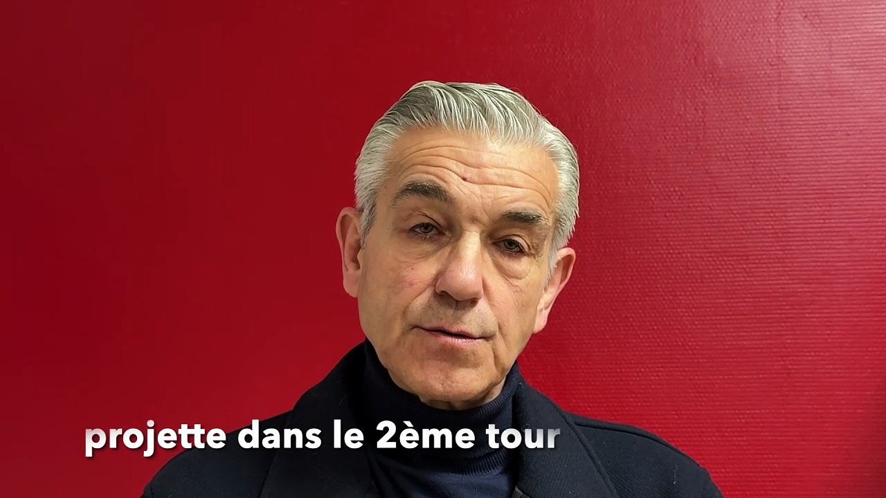 LE CREUSOT : David Marti commente le 1er tour des Municipales