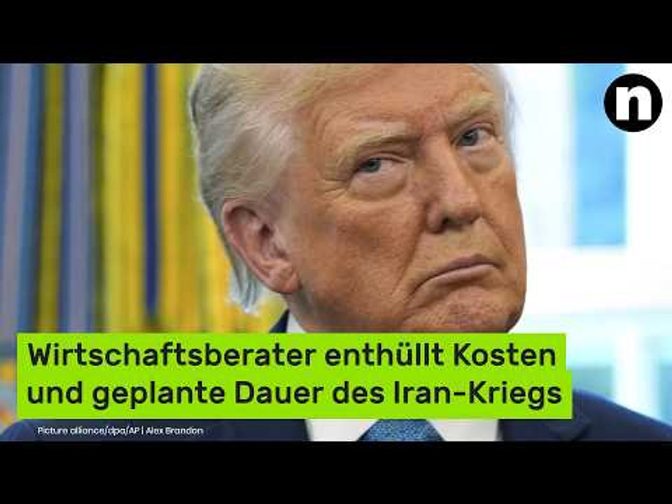 Donald Trump: Wirtschaftsberater enthüllt Kosten und geplante Dauer des Iran-Kriegs