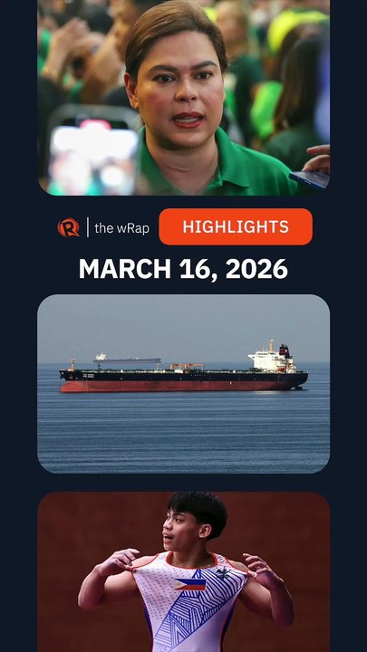 Today’s headlines: President Marcos, VP Sara, Strait of Hormuz, Eldrew Yulo | The wRap | March 16, 2026