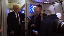 Trump Attacks Two Reporters on Air Force One as 'Obnoxious' and 'Corrupt' Over Iran War Questions