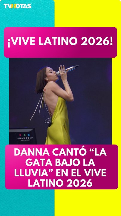 Danna en Vive Latino 2026: ¡Canta “La gata bajo la lluvia”!