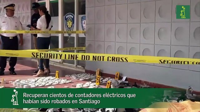 Recuperan cientos de contadores eléctricos que habían sido robados en Santiago