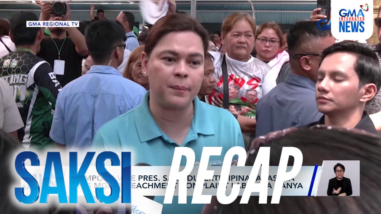 Saksi: (Part 2) Sagot ni VPSD sa impeachment complaint; PBBM, VPSD performance and trust ratings | Saksi