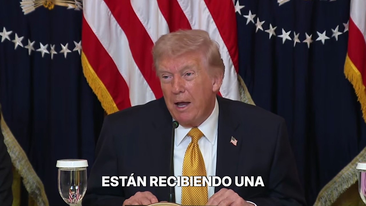 Trump: "Hay gente que quiere negociar, aunque no sabemos quiénes son".