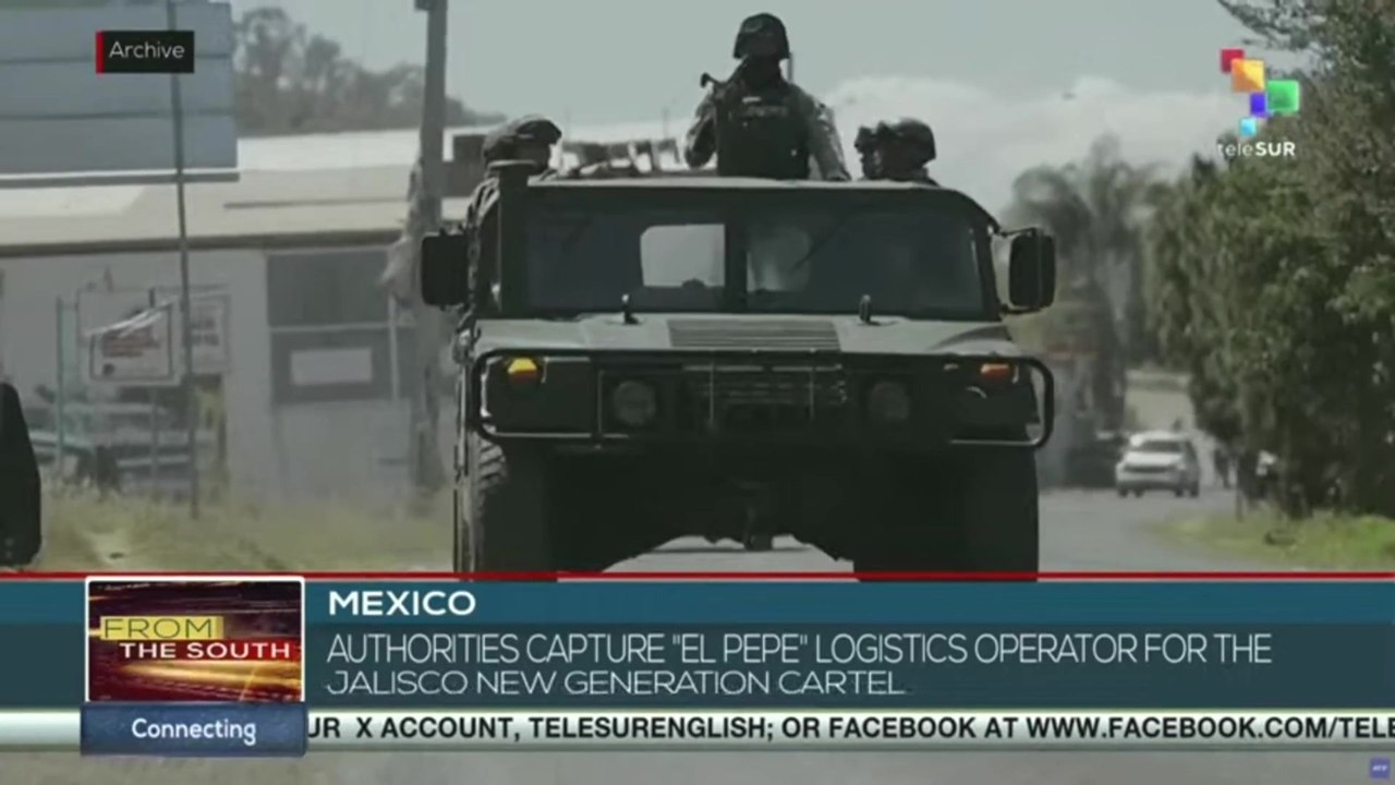 Mexico | Authorities capture “El Pepe”, logistics operator of Jalisco’s New Generation Cartel