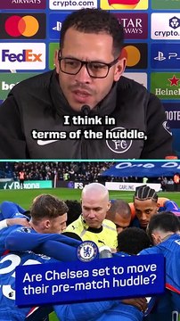 Chelsea to move huddle after bizarre referee moment?