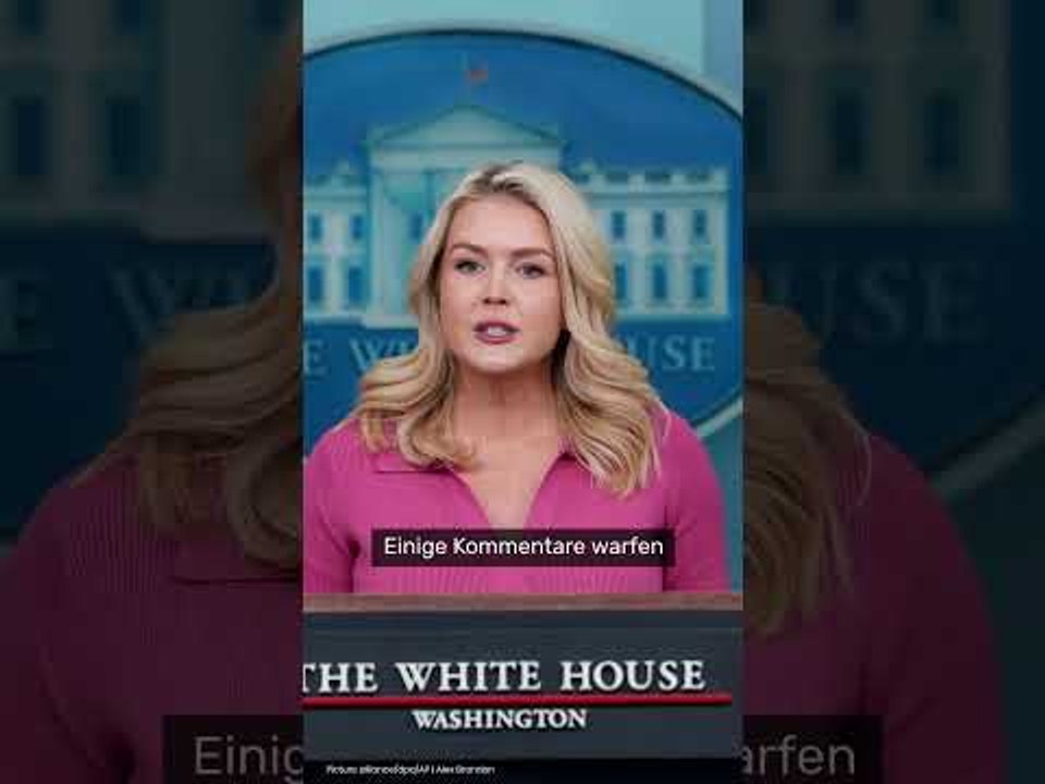 Donald Trump: Pressesprecherin Leavitt erntet Spott für hanebüchene Erklärung zum Iran-Konflikt