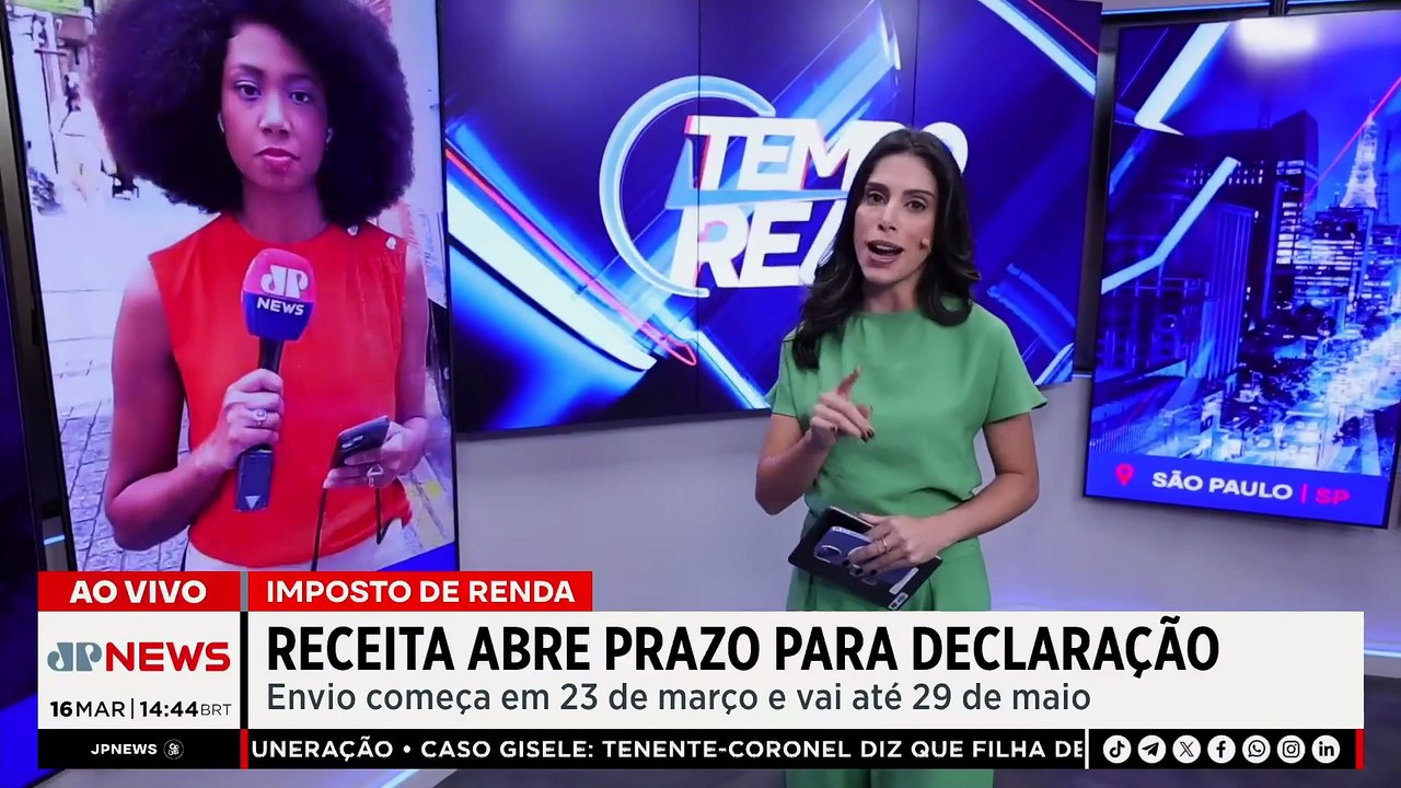 Imposto de Renda: Receita Federal abre prazo para declaração | TEMPO REAL