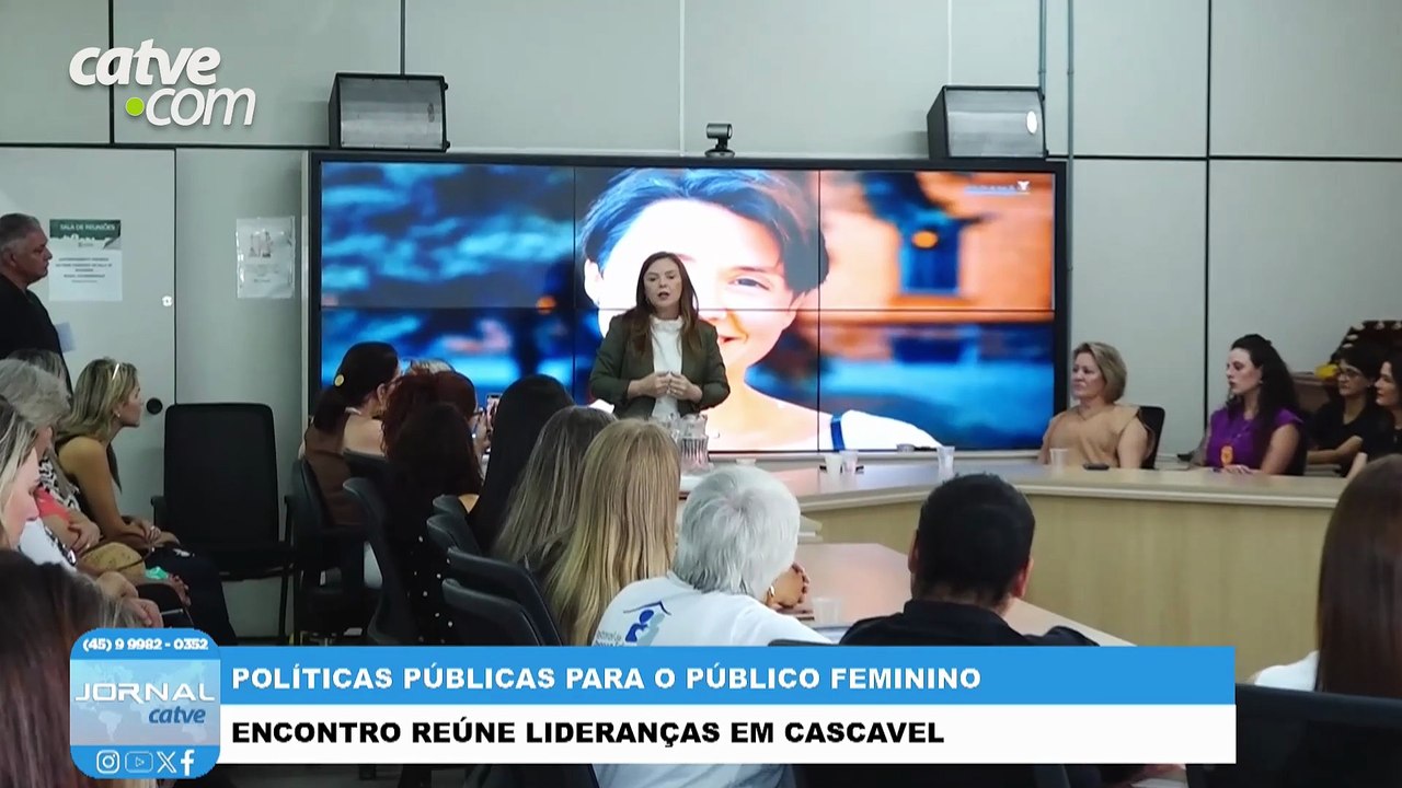 Mulheres se reúnem em Cascavel para discutir políticas públicas voltadas ao público feminino