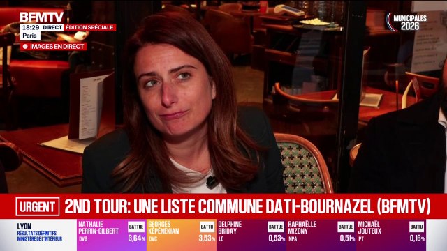 Liste commune entre Rachida Dati et Pierre-Yves Bournazel pour les municipales à Paris: Qui aurait pu le prédire ? , ironise Marine Tondelier, secrétaire nationale (EELV)