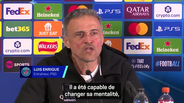 PSG - Luis Enrique : "C’est un vrai plaisir d’avoir un joueur comme Ousmane"