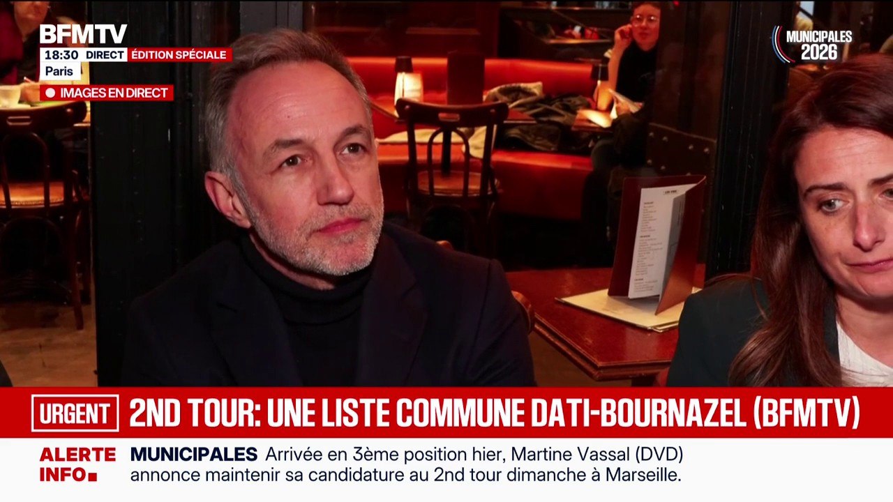 Liste commune entre Dati et Bournazel pour les municipales à Paris: "Arithmétiquement, ça ne suffit pas à nous mettre en difficulté", assure Emmanuel Grégoire (union de la gauche)