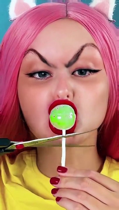 Would You Try This 😅 Gummy Lollipop Illusion 🍭
