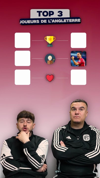 TOP 3 DES JOUEURS ANGLAIS !