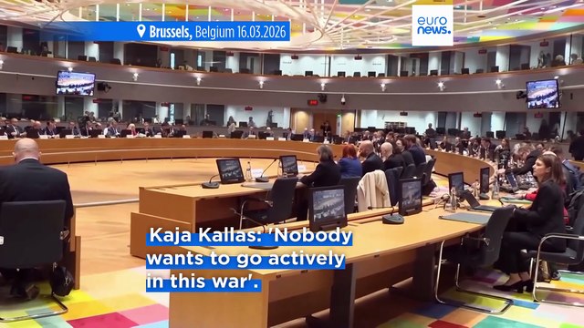 Kallas says 'no appetite' to shift mandate of EU naval mission in the strait of Hormuz