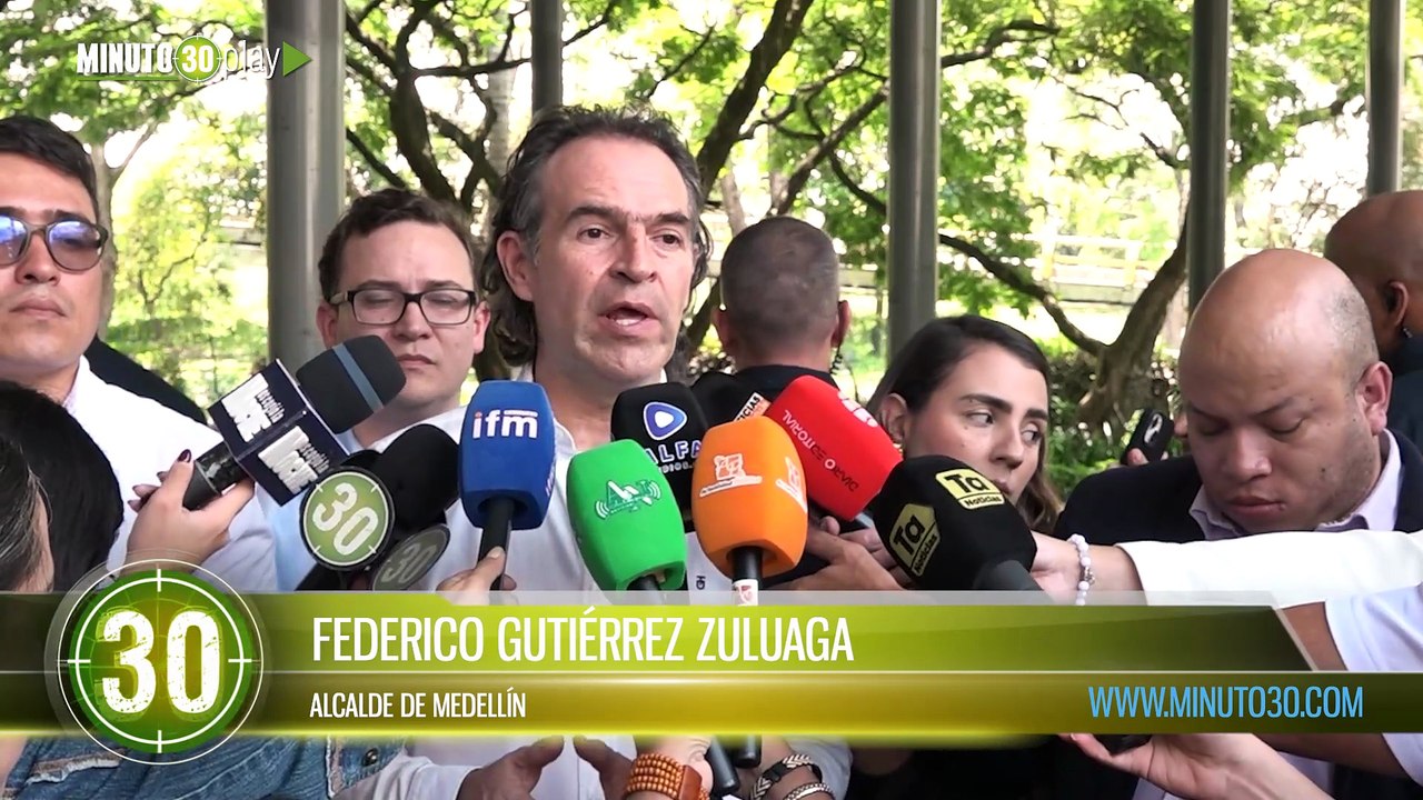 'Es como si nos hubieran borrado del mapa' Fico le respondió a Petro por la baja de homicidios en Medellín y defendió a Antioquia