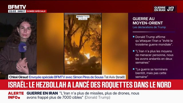 Frappes en Israël: des sirènes d'alerte retentissent à Tel-Aviv après des frappes dans le nord du pays