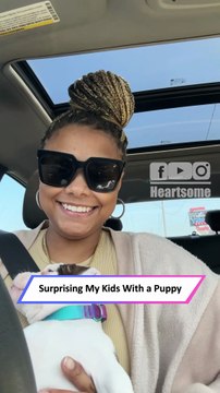 Mom Surprises Daughters With Puppy—Their Reaction Is Priceless!|| Heartsome 💖