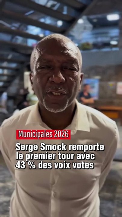 [GUYANE] Municipale 2026, Serge Smock remporte le premier tour avec 43% des voix votes