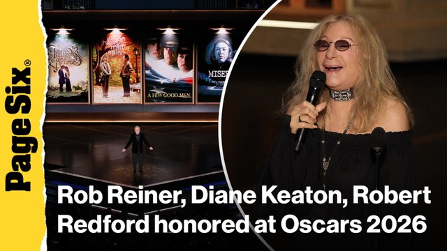 Rob Reiner, Diane Keaton, Robert Redford honored at Oscars 2026 by Billy Crystal, Barbra Streisand