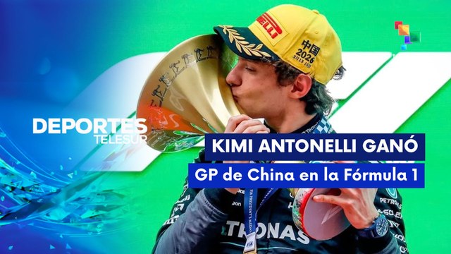 DEPORTES TELESUR | Andrea Kimi Antonelli TRIUNFA en GP de China de Fórmula 1 15-03-2026