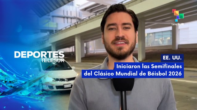 DEPORTES TELESUR | EE. UU. | Continúa la acción en el Clásico Mundial de Béisbol 2026 15-03-2026