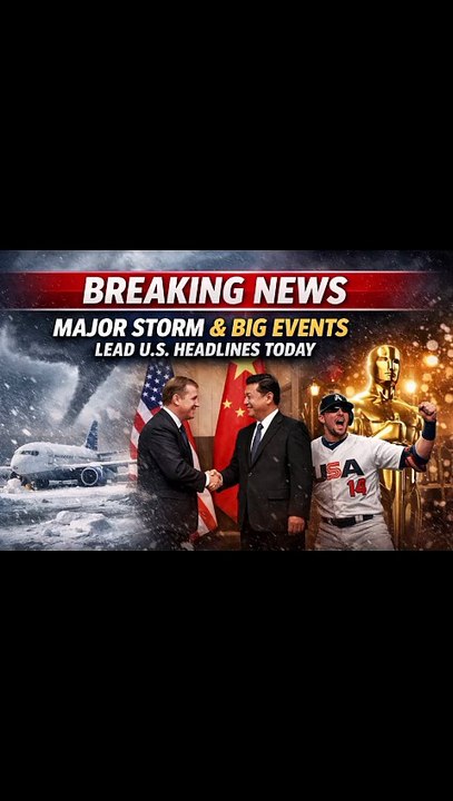 “Breaking News: Major Storm & Big Events Lead U.S. Headlines Today” 📰