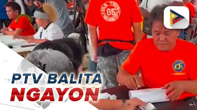 Cash aid distribution sa tricycle drivers sa Maynila, pinangunahan ni PBBM