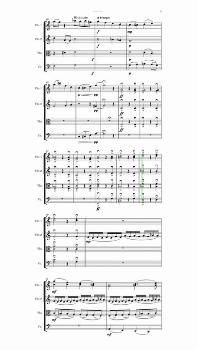 String Quartet No. 1, Movement I (1 Aug 2022 – 22 Sep 2022) (Full Score, Portrait)