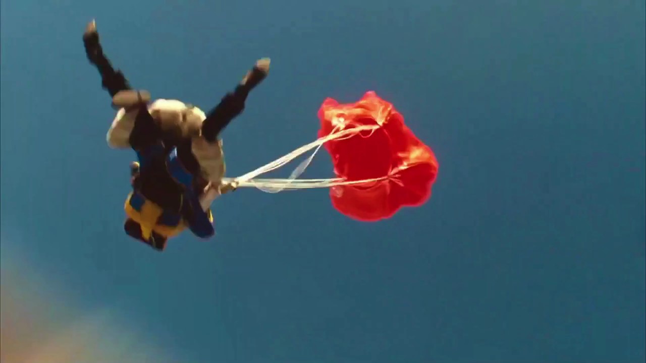 Get Smart - parachute landing