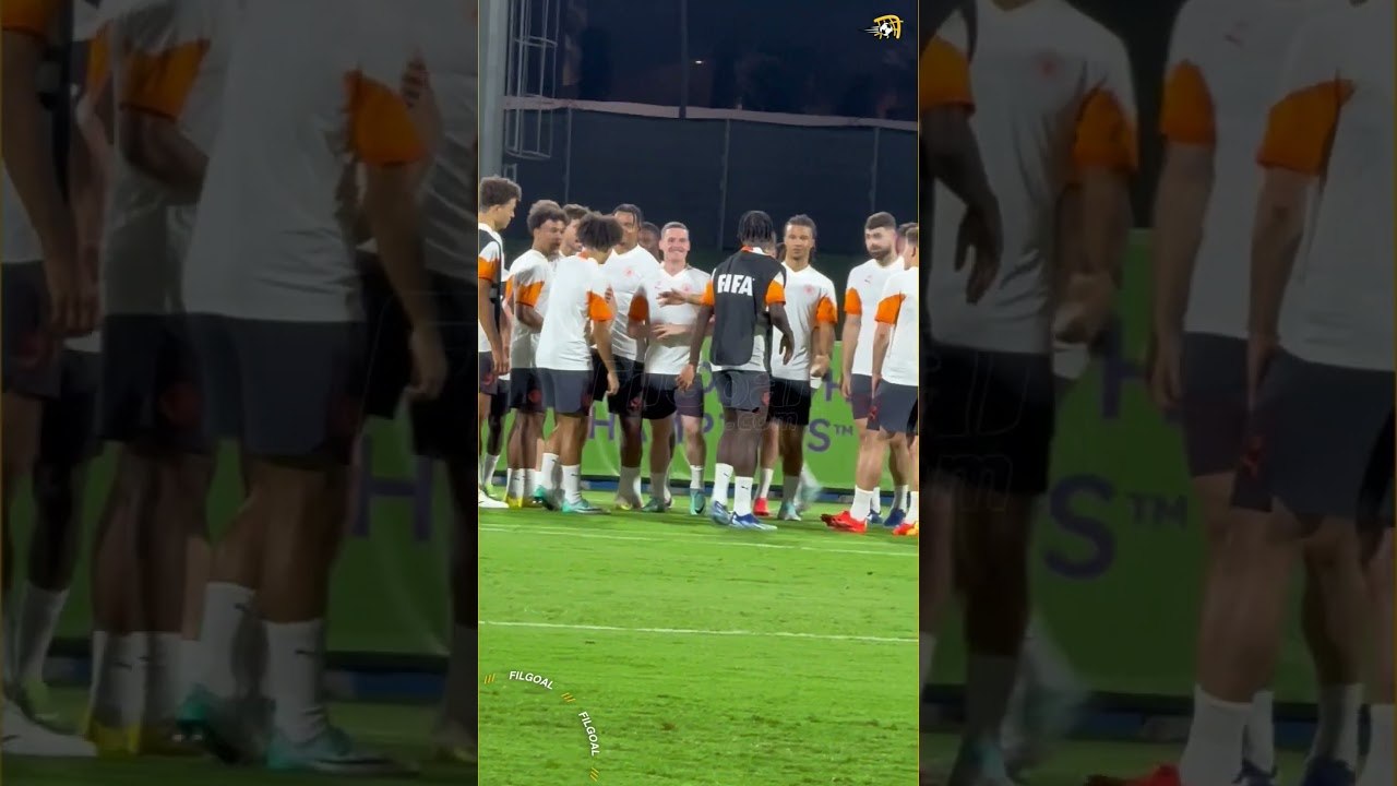 سنوية التتويج بكأس العالم 🤩🏆لاعبو مانشستر سيت...