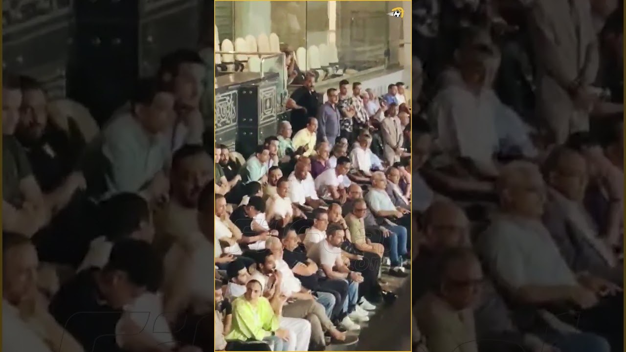 جماهير الزمالك تهتف لشيكابالا في المدرجات خلال مواجهة المقاولون العرب