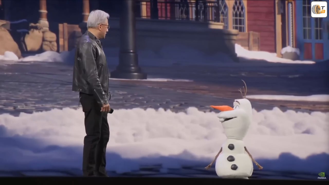 Disney Olaf Roboter demonstriert Zukunft von Robotik und KI