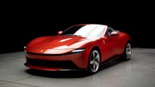 Ferrari Amalfi Spider Design Preview in Rosso Tramonto