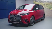 The new Mercedes-Benz VLE 400 4MATIC electric in Patagonia red Design Preview
