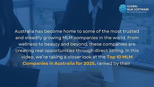 Top 10 MLM Companies in Australia for 2025 _ Global MLM Software