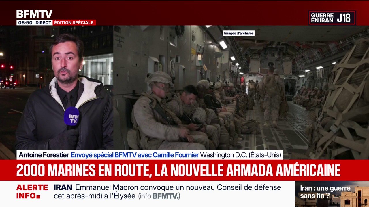 Guerre au Moyen-Orient: les États-Unis vont déployer plus de 2.000 Marines et trois navires supplémentaires